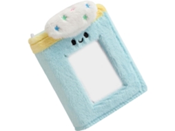 Besportble Álbum De Fotos Em Peluche Bleu 3 Bolsas Porte - Cartes Créatif Poche Livre Photo Décoratif Et