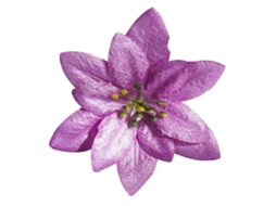 Laxiscreed Poinsettia Artificial Roxa Em Tecido Para Decoração Natalícia