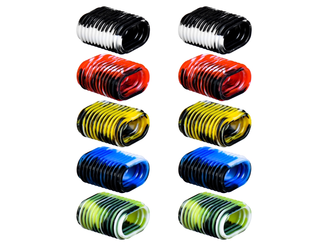 Capa de Cabo de Moinho de Pesca Silicone Antiderrapante 10un