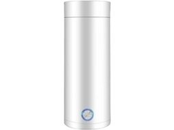 Olla Eléctrica Portátil 400ml Acero Inoxidable 304 Fervor Rápido Auto Apagado Viajes Hogar Blanco