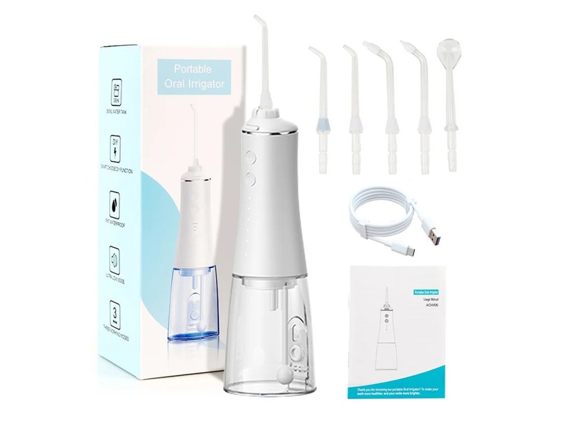 Irrigador Oral Portátil Yizhood Aow06 Branco