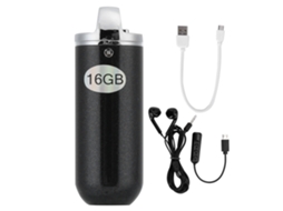 Caneta Gravadora Mali portátil, mini, 16GB, discreta, MP3, gravador de som