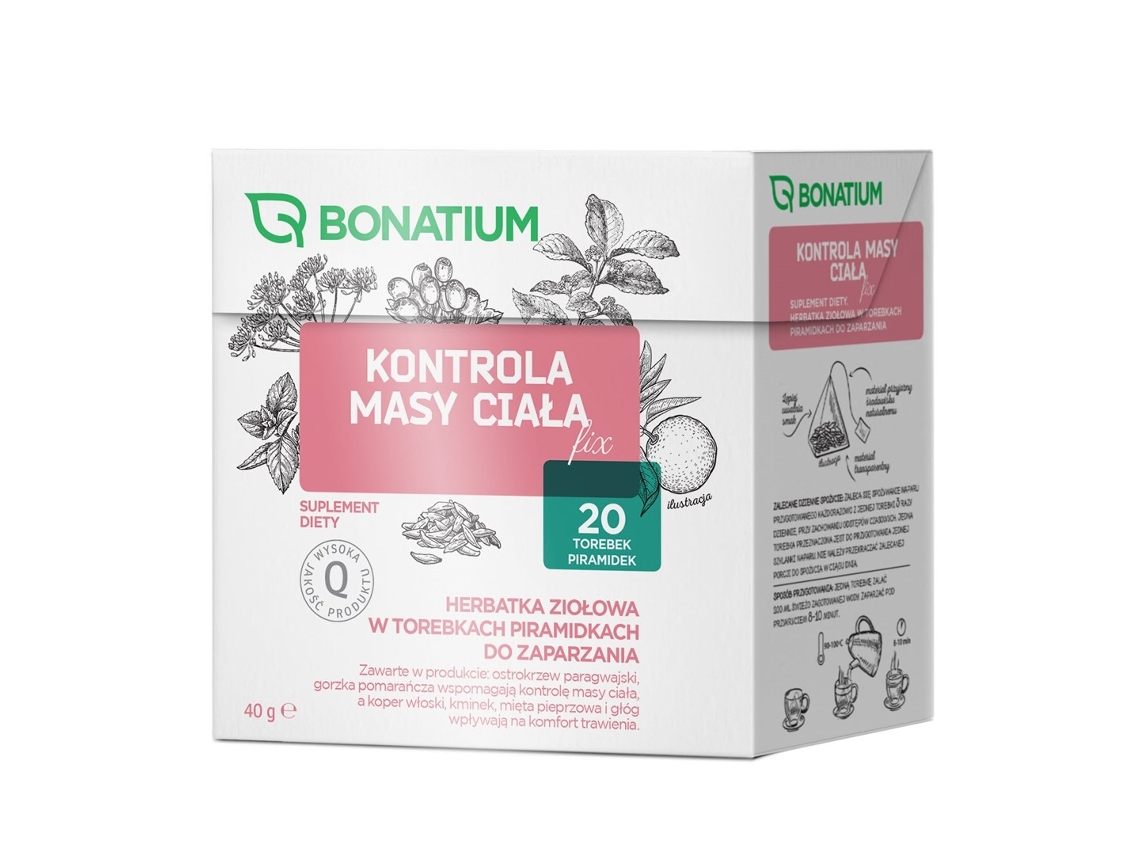 Bonatium Herbal Weight Control Tea Fix 20 Pcs. Md1
