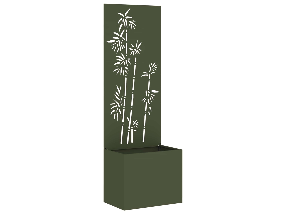 Vidaxl Tela De Privacidade Para Jardim Verde-oliva 50 X 32 X 150 Cm