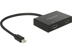 Cabo de Dados DELOCK (Mini DisplayPort - 30 cm - Preto)