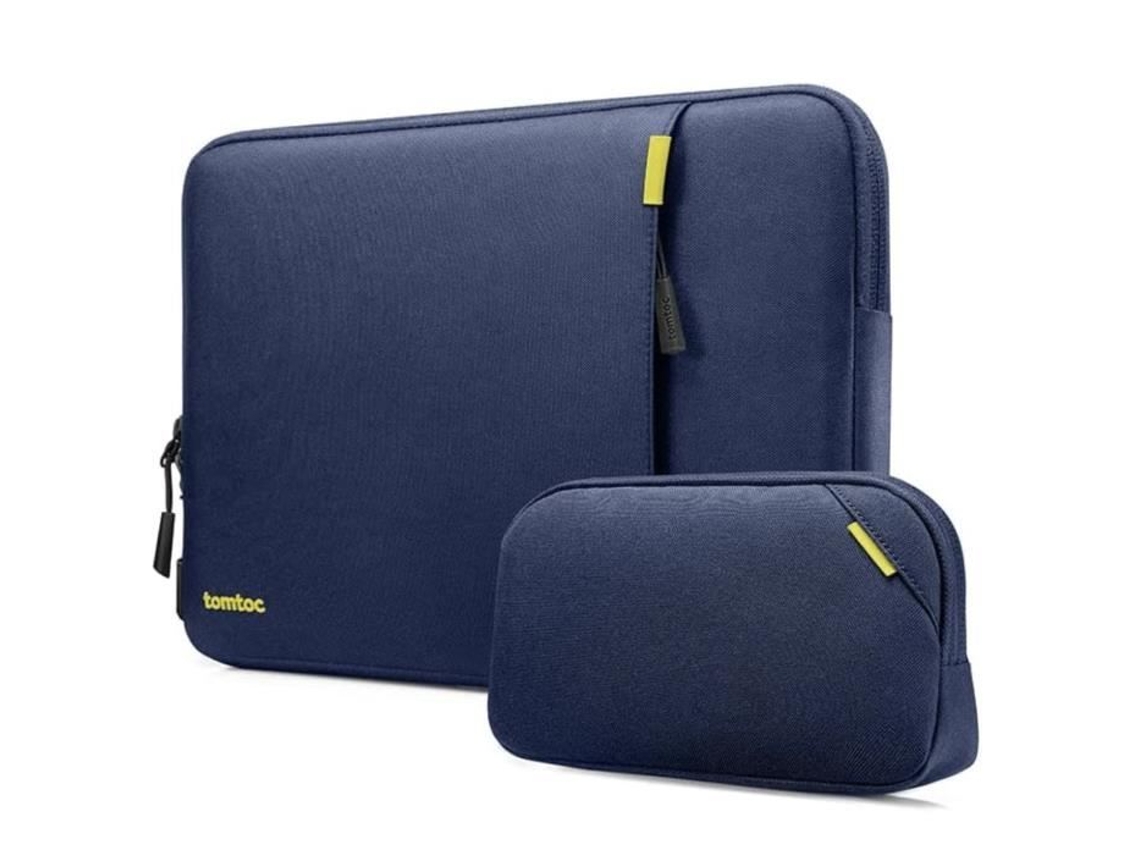A13 Capa De Proteção Versátil 360 Para Laptop De 13 Polegadas Com Bolsa Azul Tomtoc