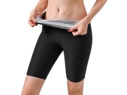 Calcinha Sauna 2 Em 1 Para Mulher Perda De Peso Treino Leggings Calcinha Compressiva