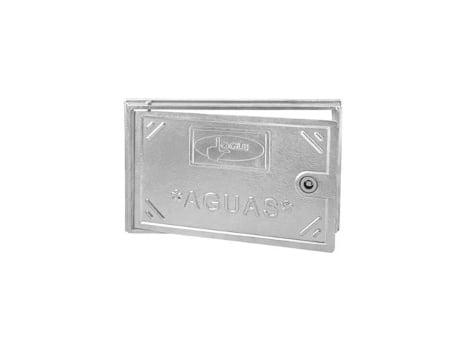 Porta De Alumínio Com Fechadura 30x50cm, Logui