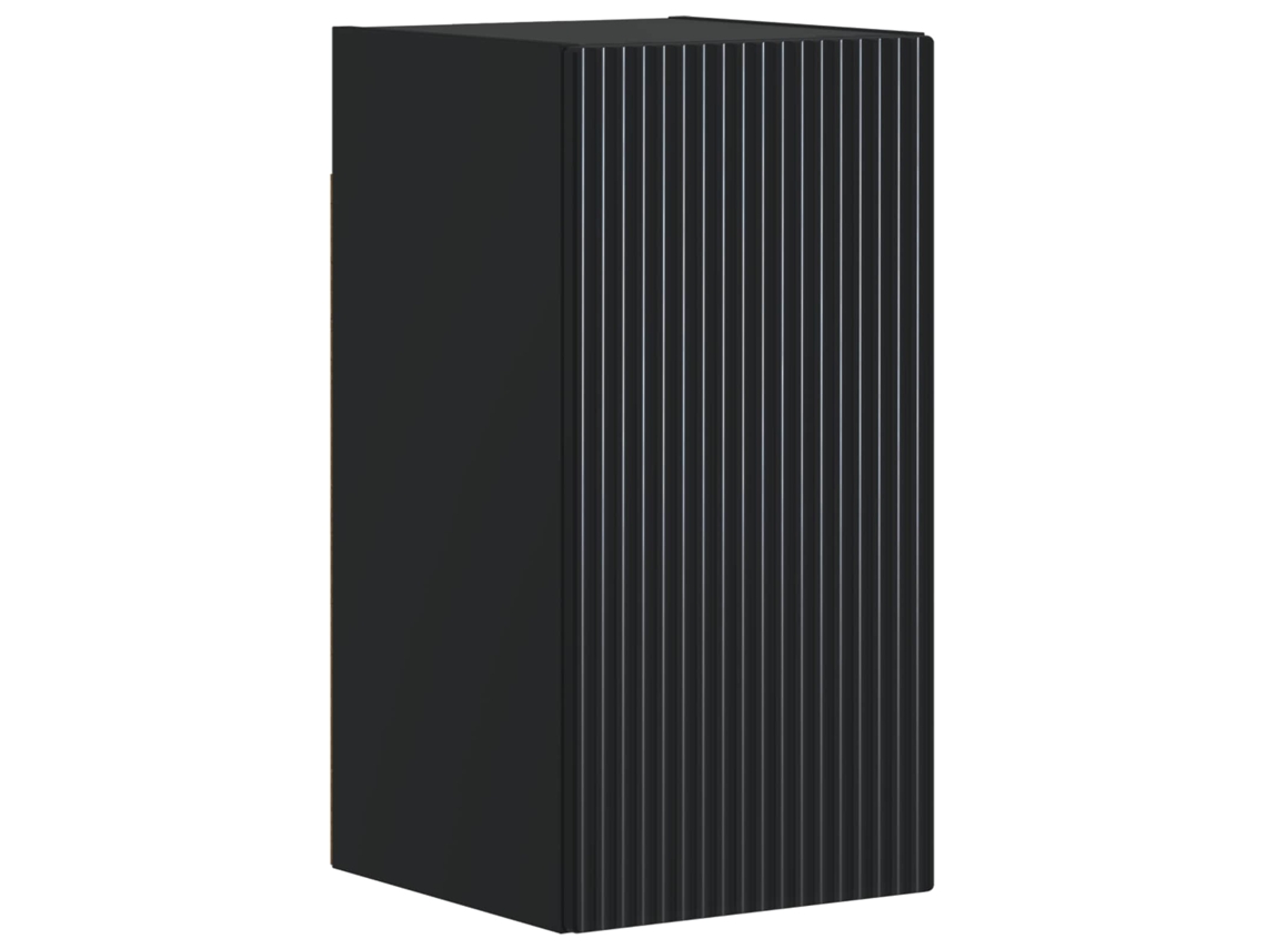 Vidaxl Armário De Parede Para Banheiro Arnhem Preto 30 X 31 X 59 Cm