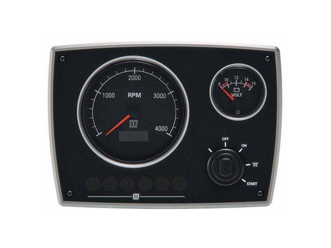 Painel Aluminium Engine 12V 5000Rpm Prateadovetus