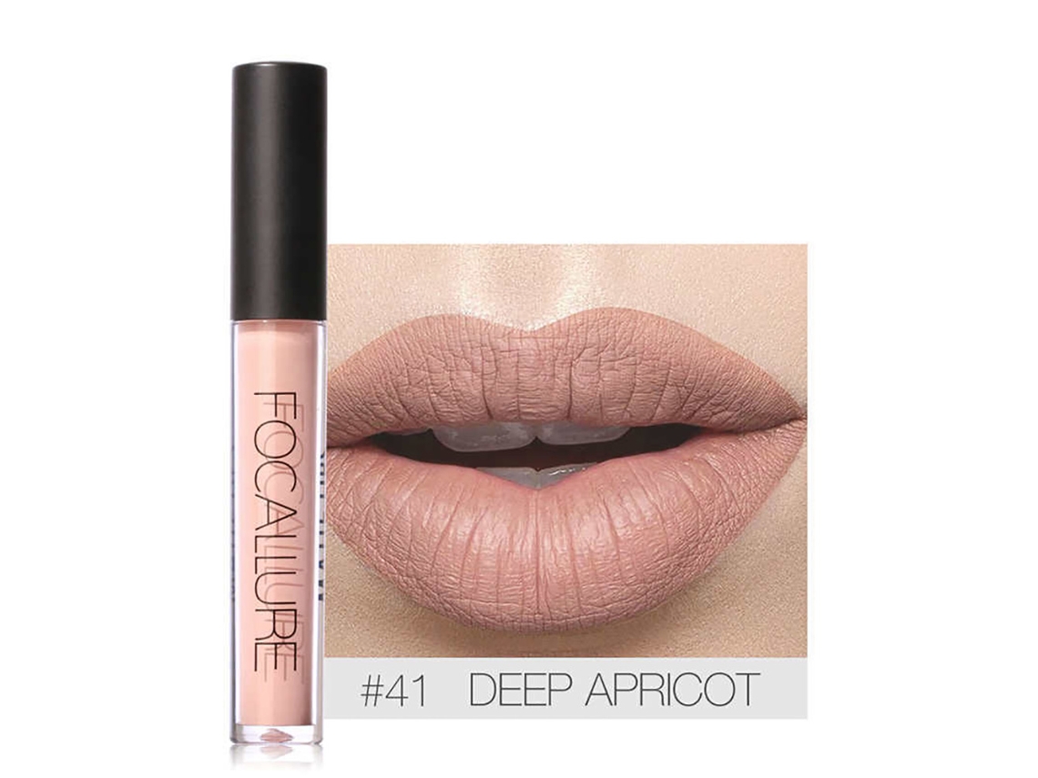 Labial Líquido Mate Impermeable Focallure 12 Colores Largo Duración Hidratante Maquillaje 41