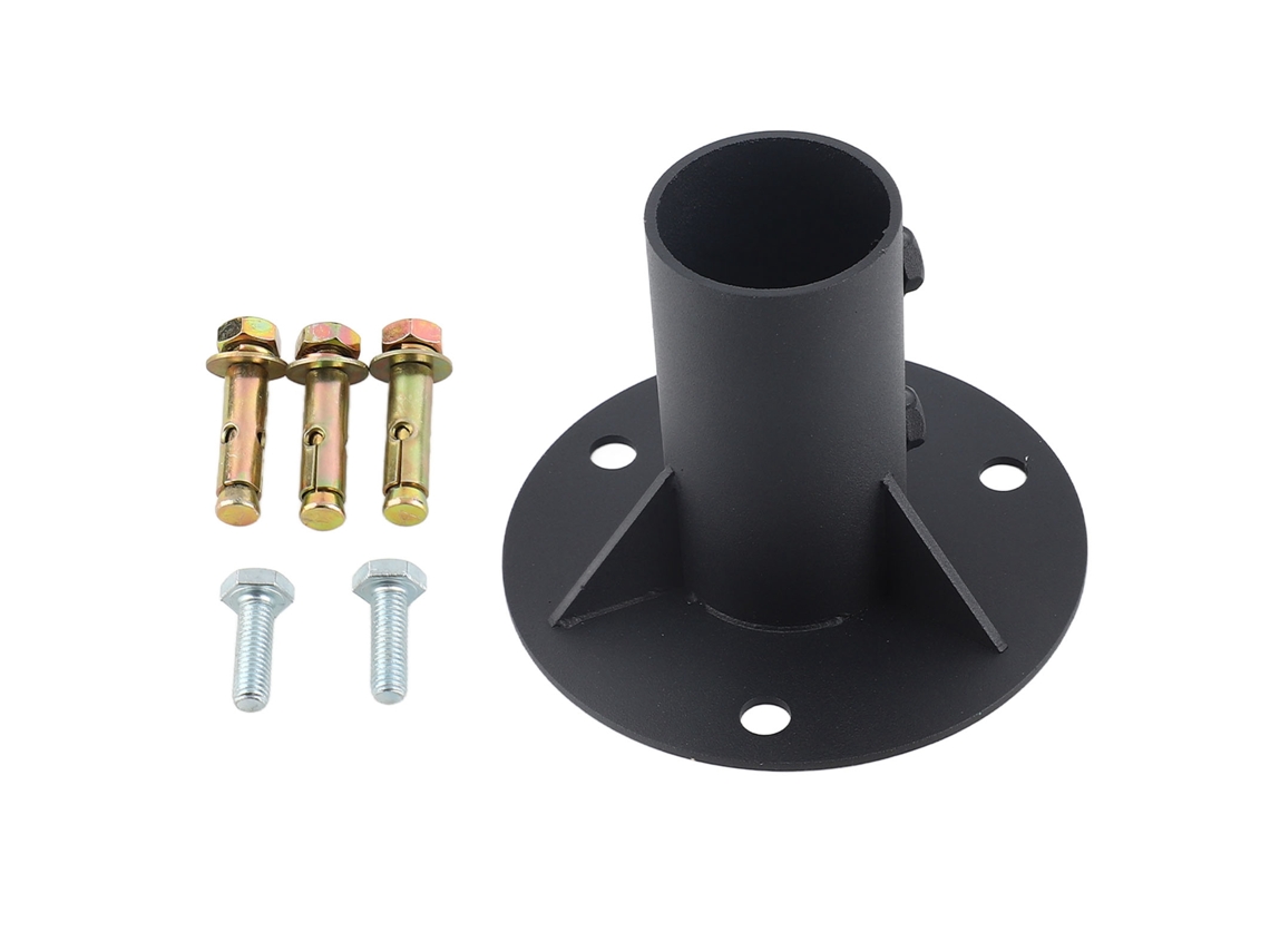 Ronjoe-base Flange Para Poste De Cerca De Malha De Cadeia Aço Resistente 52mm/2.0in Com Parafusos