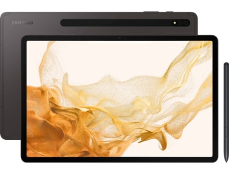 Tablet SAMSUNG Galaxy Tab S8+ SM-X806B (12.4'' - 256 GB - 8 GB RAM - Wi-Fi - Grafite)