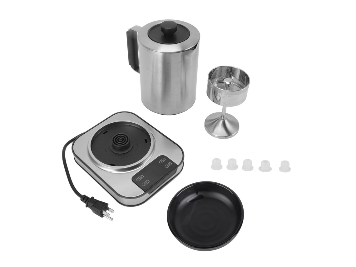 Cafeteira elétrica em aço inox 304 para chá, mingau e limpeza de utensílios LAXISCREED