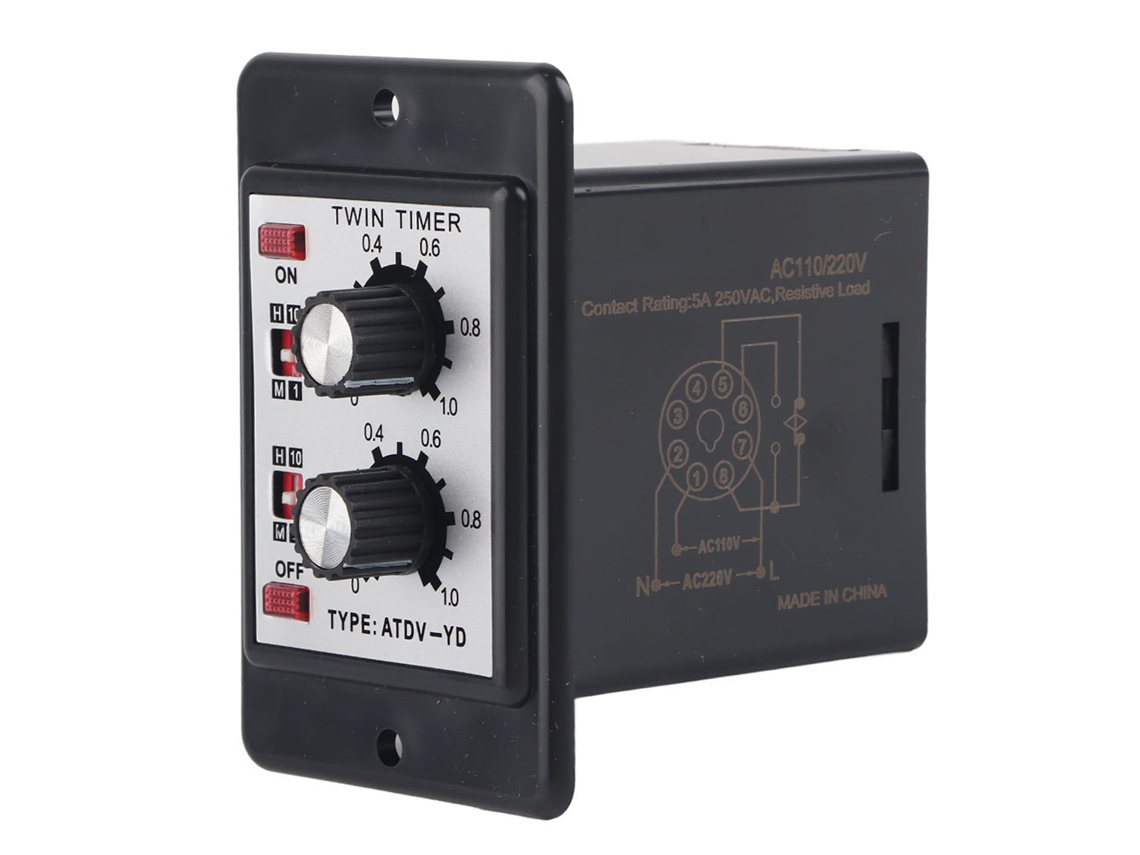 Interruptor De Tiempo Con Mando Knob Relé Atdv‑yd De Secciones Múltiples Ac110v/220v