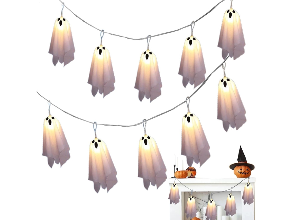 Lanterna Alimentada por Halloween Com 8 Modos e Cordão