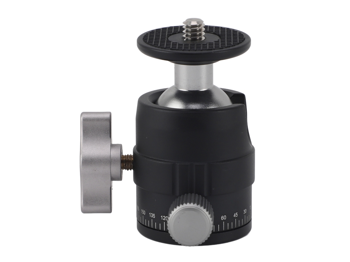 Cabeça Esférica Panorâmica De 360 Graus Com Fio De 1/4 Polegada Para Telefone Câmera Mirrorless Luz De Preenchimento