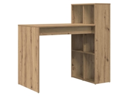 Conjunto 1 Mesa De Escritório Em Casa Vidaxl Castanho Derivados De Madeira (108 X 55 X 103.5 Cm)