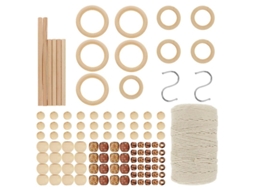 1 Conjunto de Kit de Macramê Faça Você Mesmo ALLINLESS