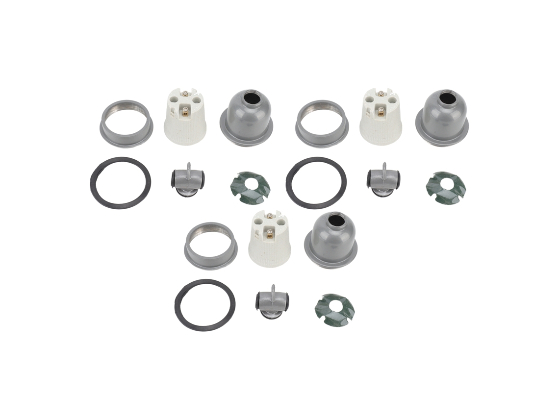 Base Lâmpada E27 Cerâmica 3pcs LAXISCREED