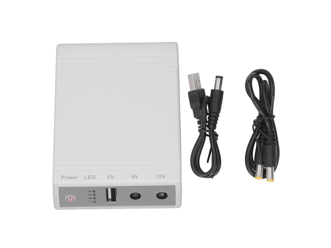 UPS Ininterrupta 10400mAh com Saída USB para Câmeras e Roteadores S/MARCA