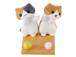 Suporte De Telefone De Gato Fofo E Seguro Em Pvc, Versátil, Para Mesa, Com Desenho De Gato, Para Celulares C-aquaforge