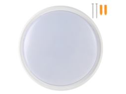 Luminária De Teto Led À Prova D'água E À Prova De Poeira (com Nível De Proteção Ip65 E Controle Por Interruptor)