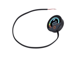 Laxiscreed Voltímetro De Capacidade Da Bateria Com Tela Colorida Lcd Para Manípulo