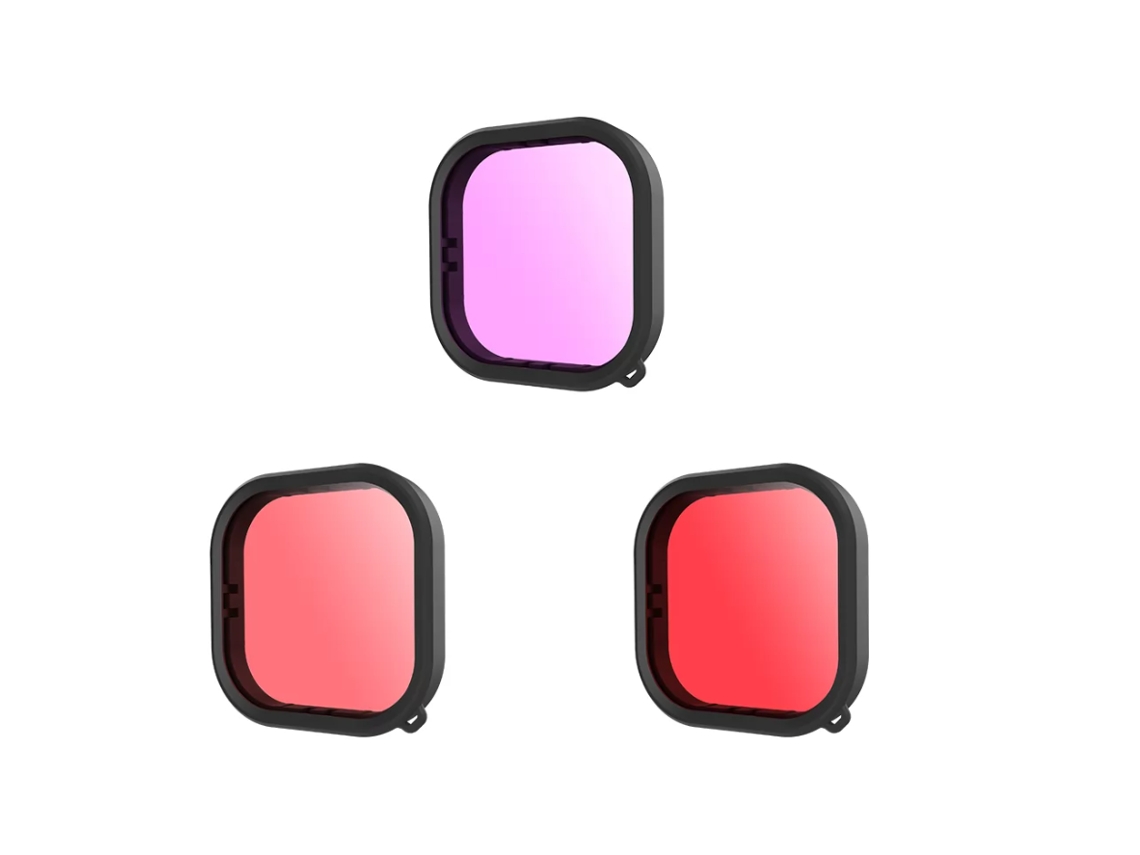Filtros À Prova D'água Telesin Para Acessórios De Filmagem Gopro Hero 9 10 11 12