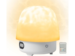 Luminária De Lua Infantil Com Iluminação Ambiente Regulável E