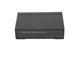 Laxiscreed Switch Ethernet Não Gerenciado De Secretária, 5 Portas, Compatível Com 100-240v