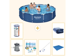 Bestway Piscina Bestway Steel Pro Redonda - 396x84 Cm - 7-peças S21619
