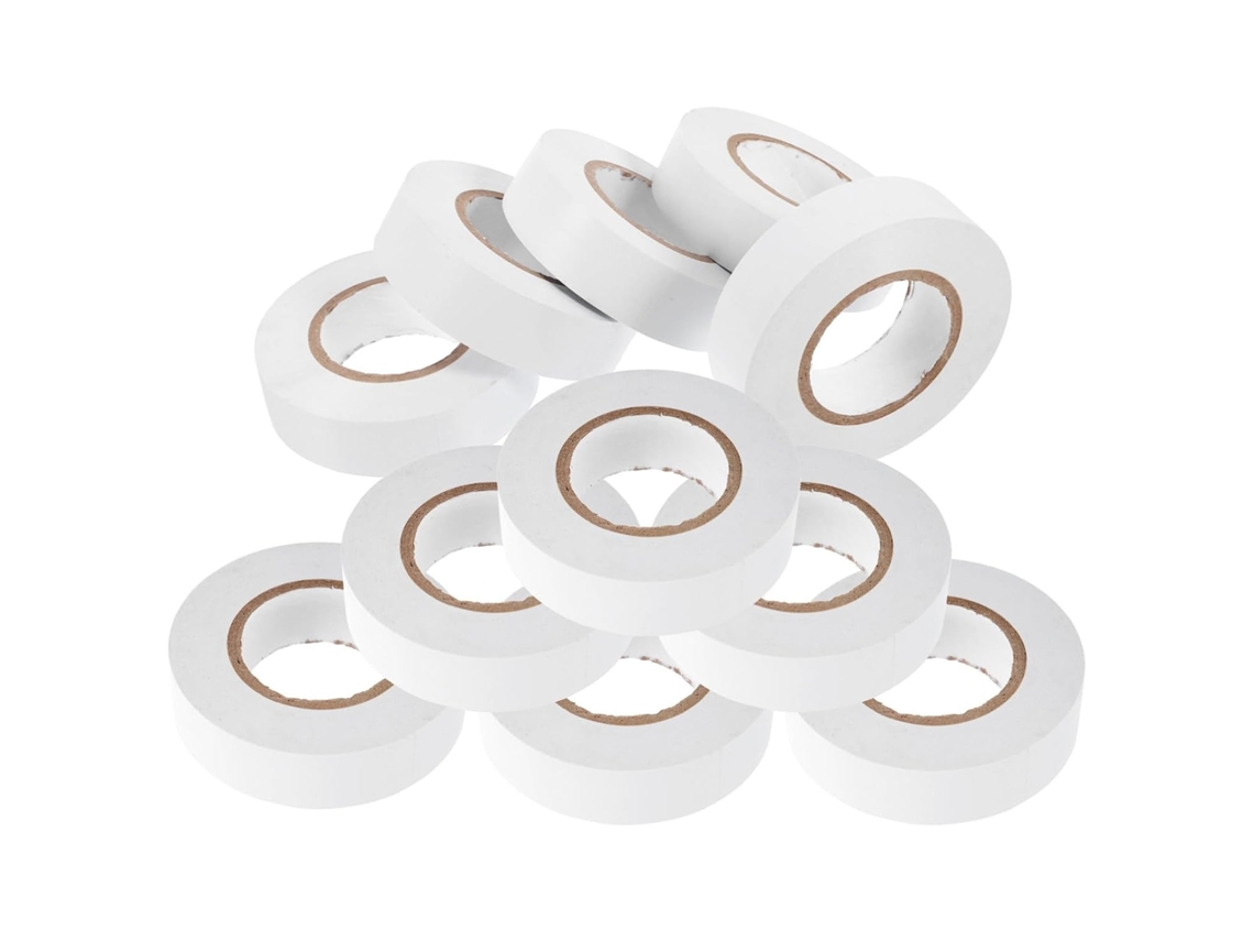 Fita Isolante Elétrica De Pvc Amosfun, Pacote Com 10 Unidades, Ideal Para Eletricistas Isolamento Térmico E Resistência