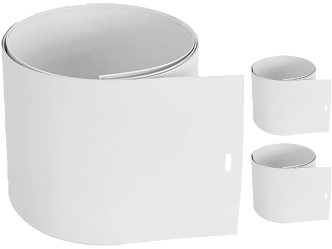 Conjunto De 3 Peças Para Persianas Verticais Pvc Branco Betooky, 82, 67x 3, 50x 0, 03 Polegadas, Para Reparo De Janelas