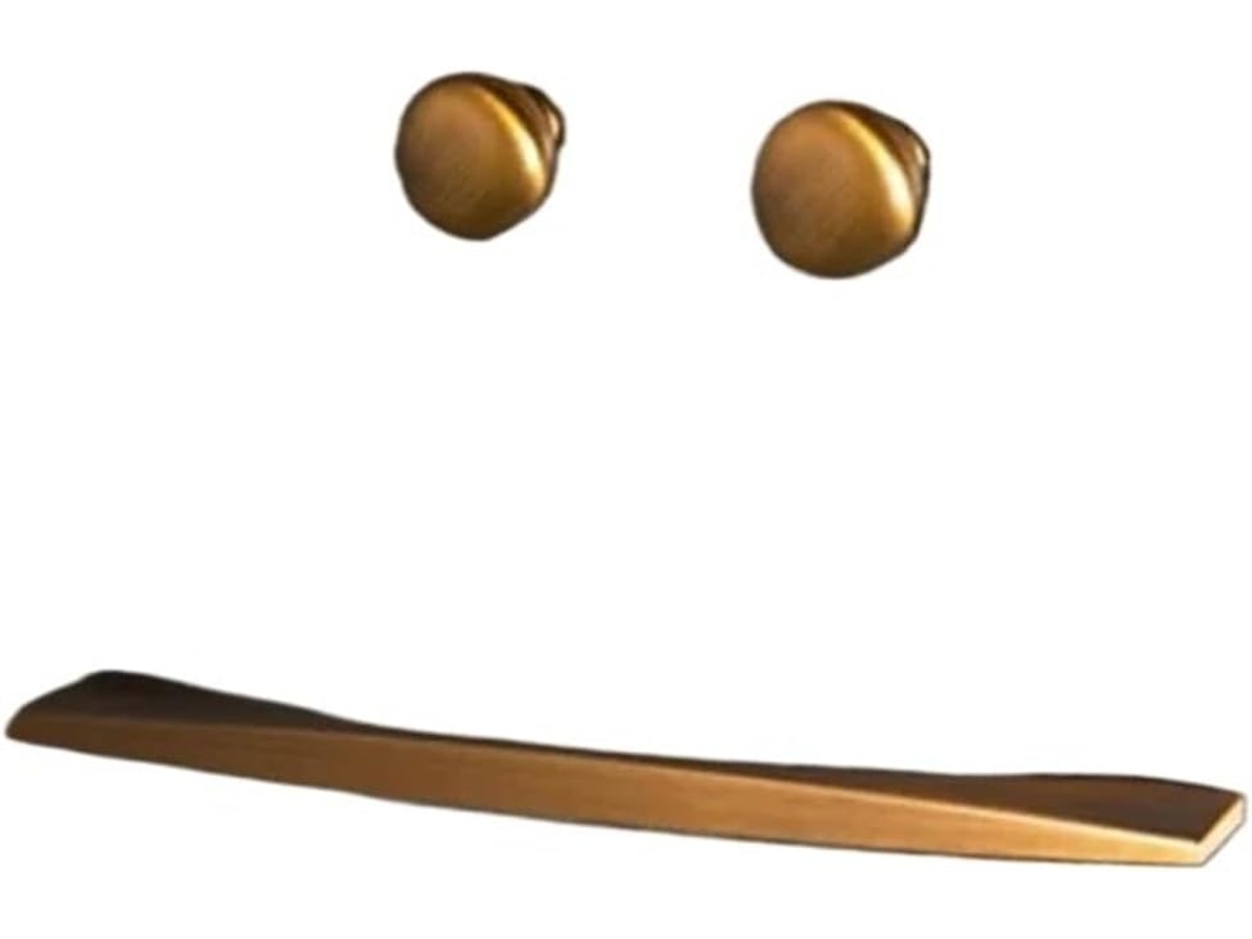 1 Peça Puxador Moderno Em Liga De Zinco Para Armário, Acabamento Em Bronze Antigo, Ideal Para Gavetas, Guarda Roupas E