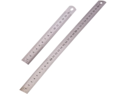 Réguas Em Aço Inoxidável, Conjunto De 2 Unidades, 15 Cm E 30 Escala