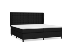Box Spring Bed, Box Spring Beds Vidaxl Preto Tecido (200 X 200 Cm)