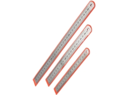 Régua De Aço Inoxidável Ibasenice, Escala Dupla, Resistente E Precisa, 15-30cm, Conjunto De 3 Peças, Para Estudantes E