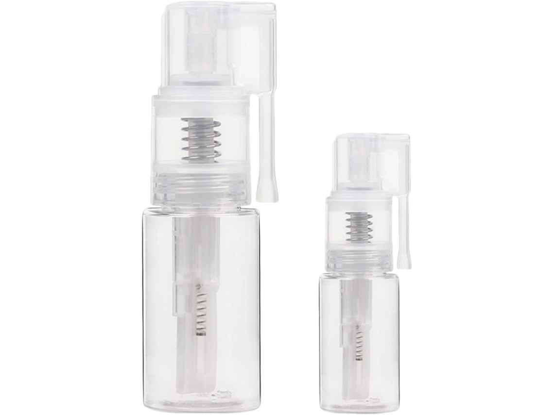 Conjunto De 2 Frascos De Spray Transparentes E Multiuso Recarregáveis