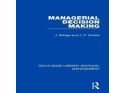 Livro Managerial Decision Making de Dodds e J C (Inglês)
