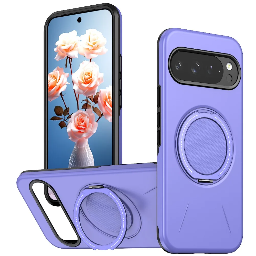 (roxo, Google Pixel 11 Pro) Capa Para Celular Com Suporte Magnético De 360°, Compatível Com Magsafe E Proteção Contra Impactos.