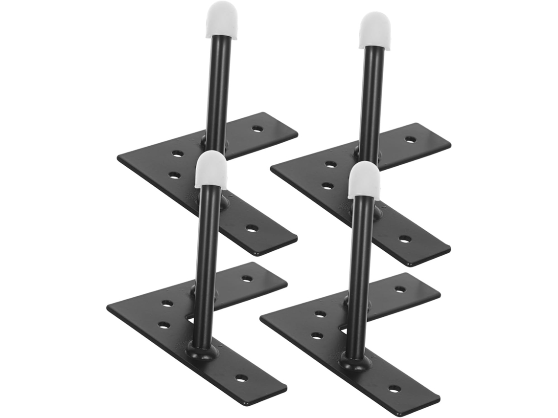 Popetpop Conjunto De 4 Pés Mesa Em Metal Forjado, Pés Para Móveis, Pés Para Armários, Sofás E Mesas De Centro Estilo