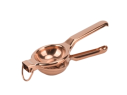 Espremedor De Limão Em Aço Inoxidável Com Cabo Ergonômico Ultralongo E Anel Elevação Para Cozinha, Cor Ouro Rosa