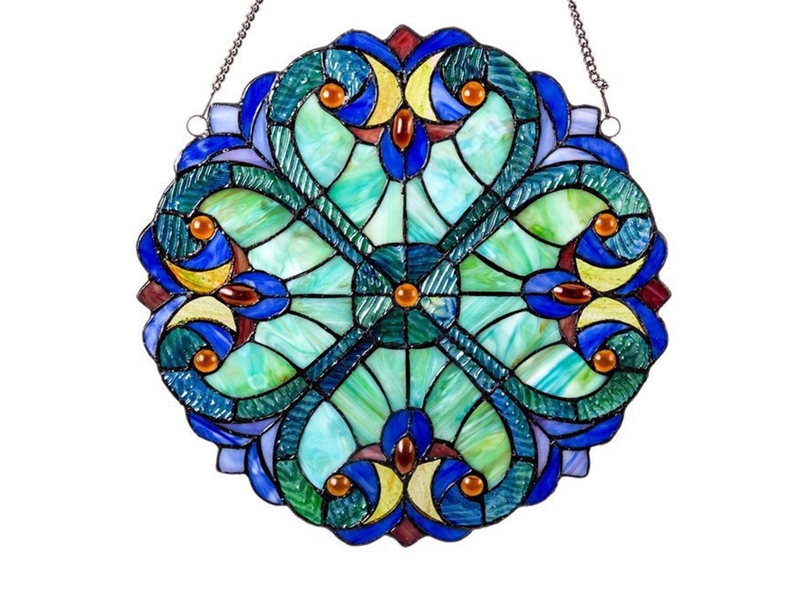Painéis De Vidro Colorido Verde/azul Para Decoração De Entrada E Jardim Rnemitery