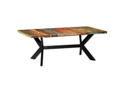 Dining Table, Dining Tables Vidaxl Multicolor Madeira (200 X 100 X 75 Cm)