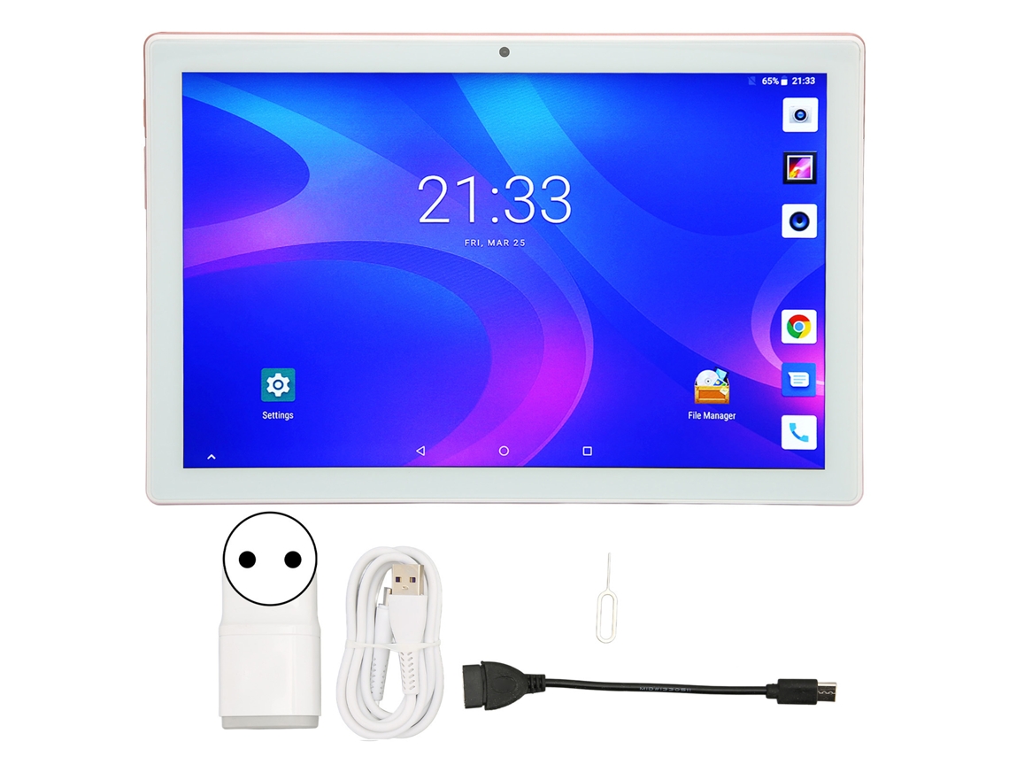Tablet (tela De 10,0 Polegadas Com Chamada 4g) Android 11.0 8gb+256g Rosa Hd Frontal 8mp + Traseira 13mp