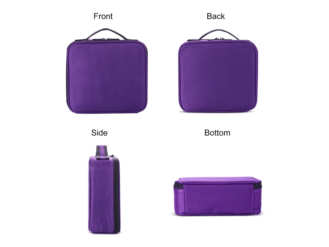 Bolsa De Maquiagem Grande Capacidade Com Ótima Organização
