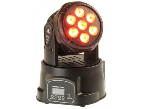 Moving Head 7X18W Rgbwa+Uv Dmx