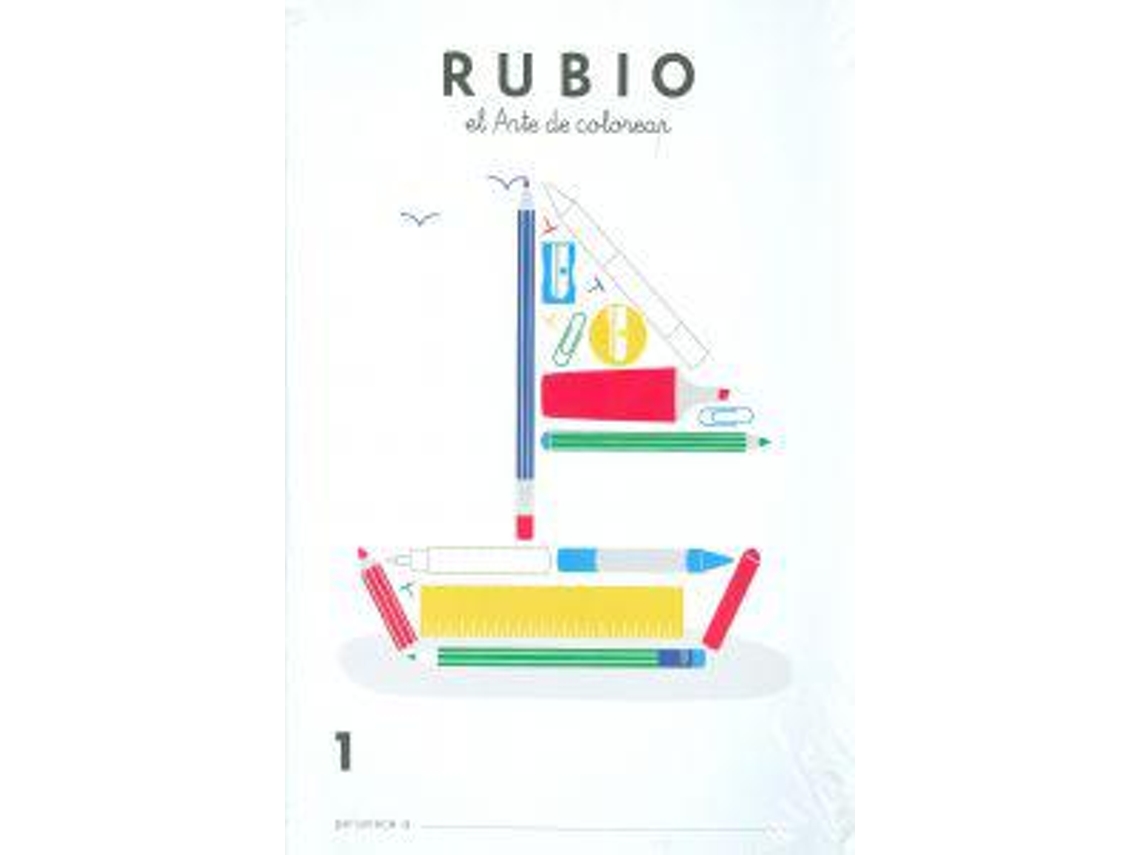 Livro Colorear RUBIO 1 (Espanhol)