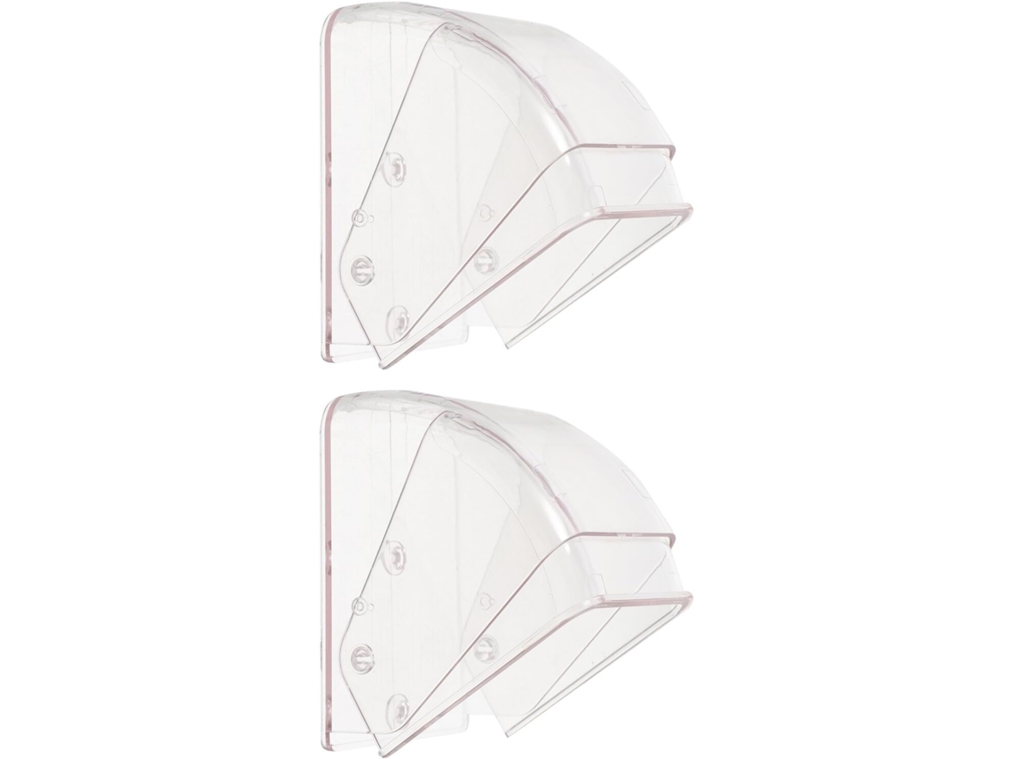 Kit Com 2 Capas Protetoras Transparentes Para Campainha Sem Fio
